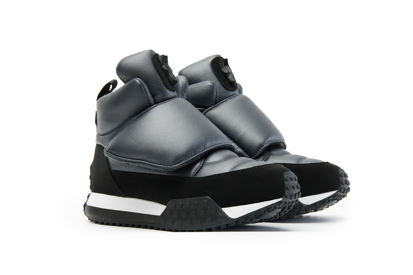 полуботинки 01147AW-0421 серый металлик рипстоп, фото 2